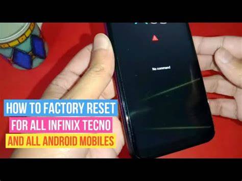 Tampilan Recovery Mode Infinix