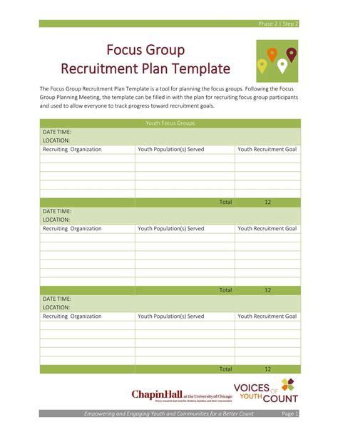 Recruitment Plan Template Word