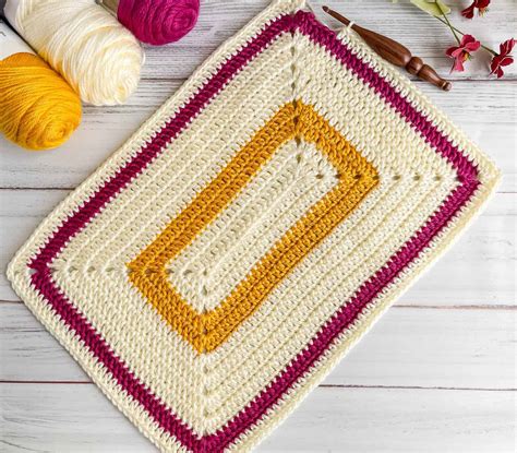 Rectangle Crochet Blanket