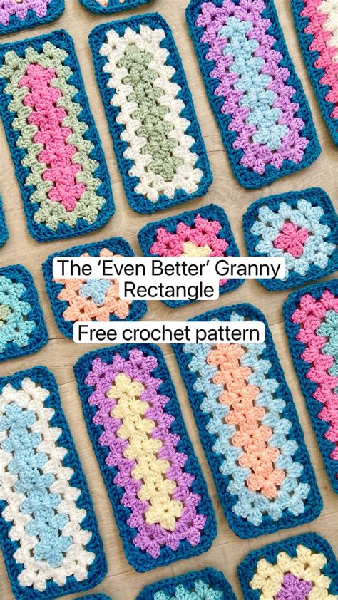 Rectangle Granny Crochet Pattern