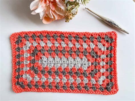 Rectangle Granny Square Crochet