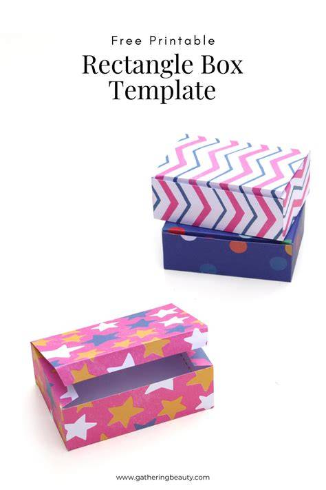 Rectangular Box Template, Gift Box