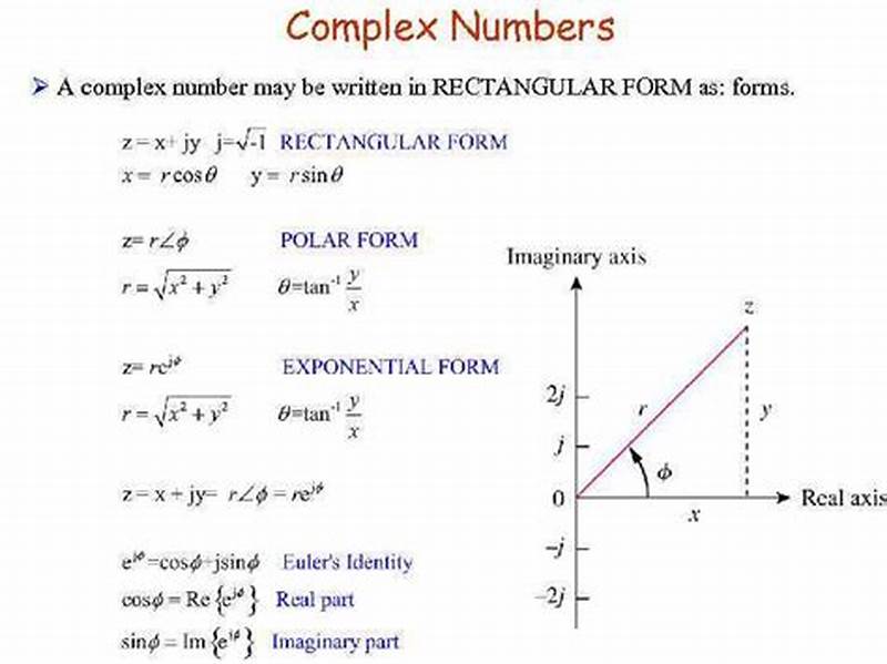 Rectangular Form Of Complex Number