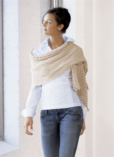 Rectangular Knit Shawl Pattern Easy Free