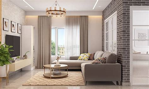 Rectangular Living Room Design