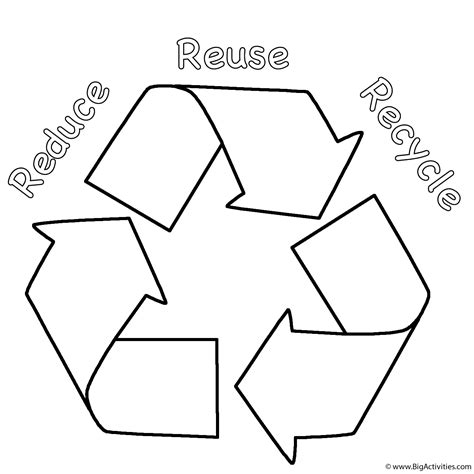 Recycle Coloring Pages