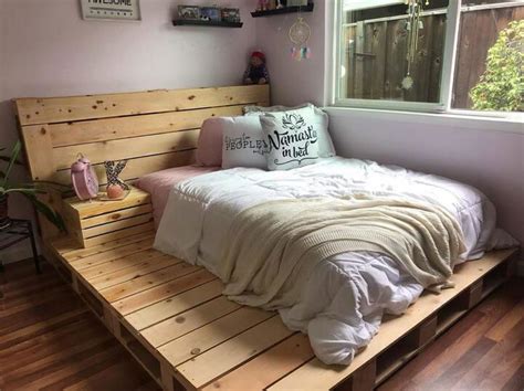 Recycled Pallet Bed Frame