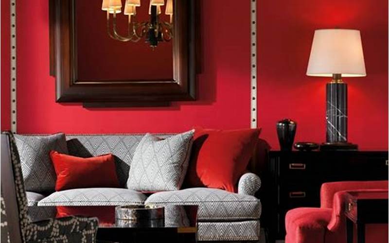 Red And Gray Living Room Designs