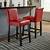 Red Bar Stools With Backs