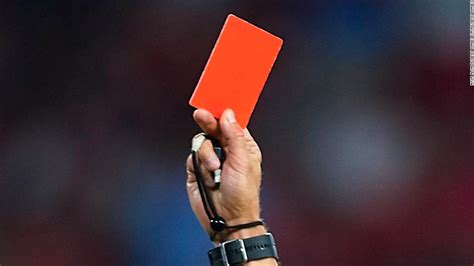 Trabzonspor player Salih Dursun sent off for showing red card to