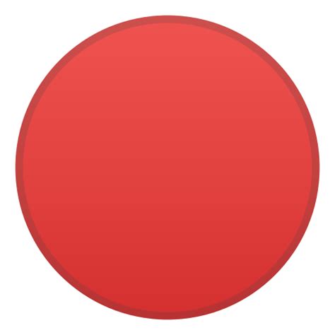 Red Circle Emoji