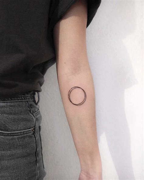 Red Circle Tattoo