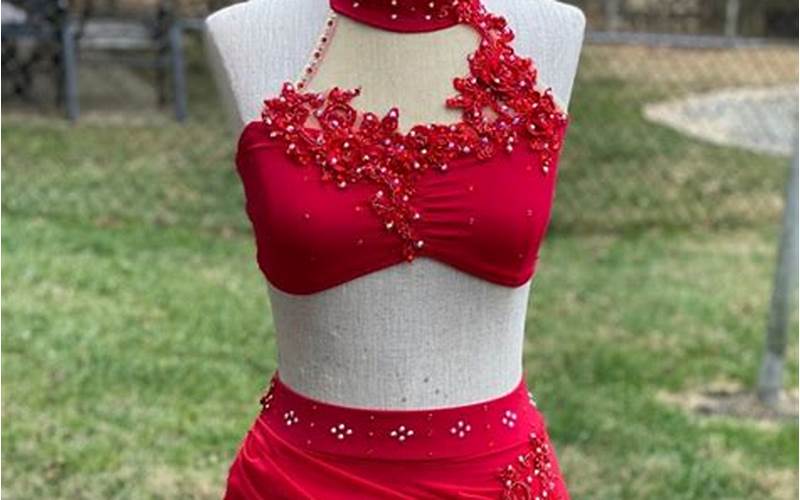 Red Dance Costume Fabrics