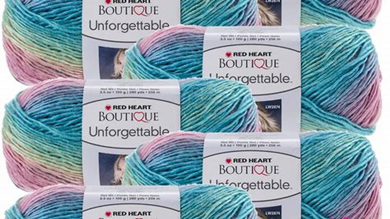 Embark on a Creative Journey with Red Heart Unforgettable Yarn Patterns