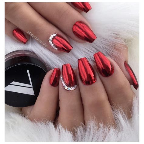 Red Nails With Chrome: The Ultimate Fashion Statement In 2023