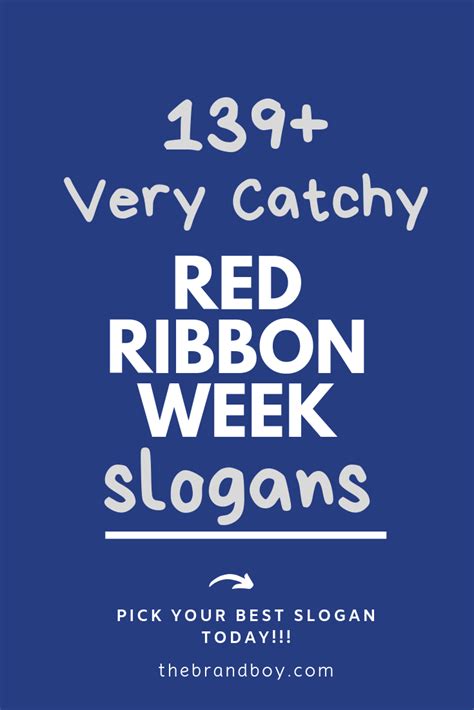 Red Ribbon Week Slogans