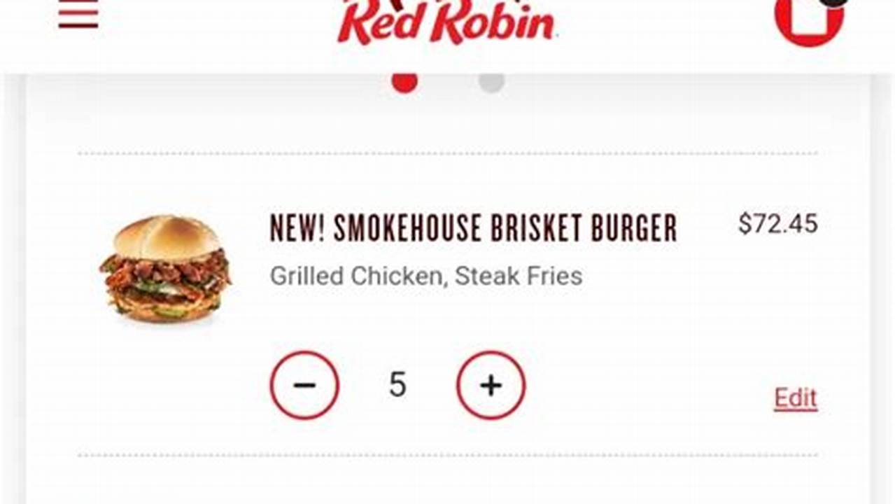Red Robin Promo Code September 2025