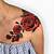 Red Rose Shoulder Tattoo