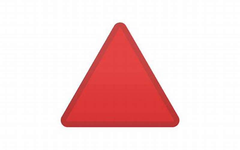 Red Triangle Emojis