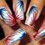 Red White And Blue Nail Designs