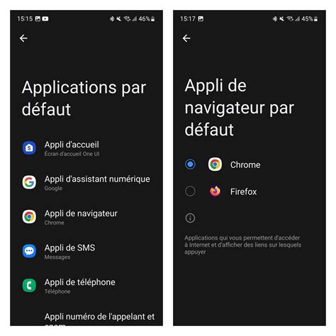 Redémarrer le navigateur Android