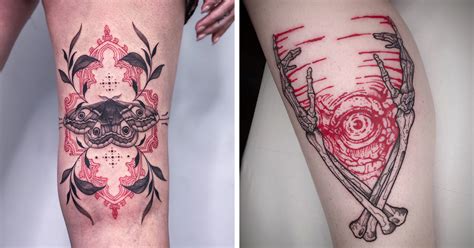 Red And Black Tattoos