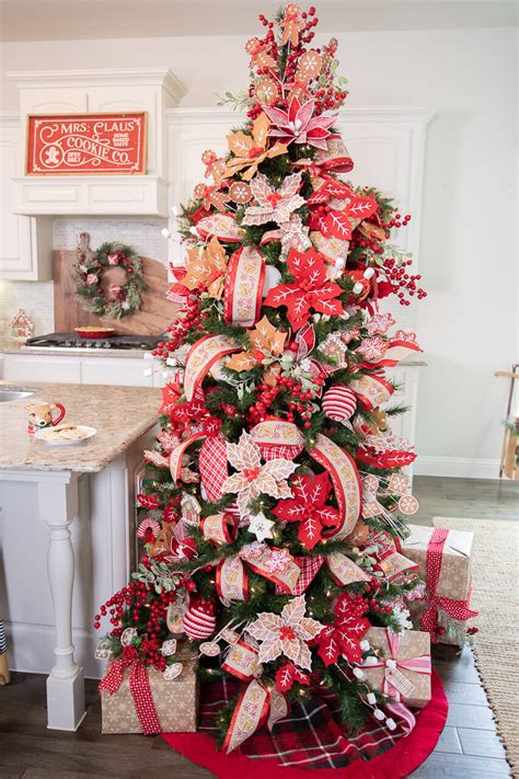 Red And Cream Christmas Decorations