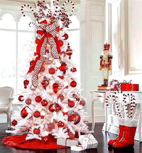 Red And White Christmas Decorations