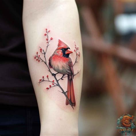 Red Bird Tattoo Ideas