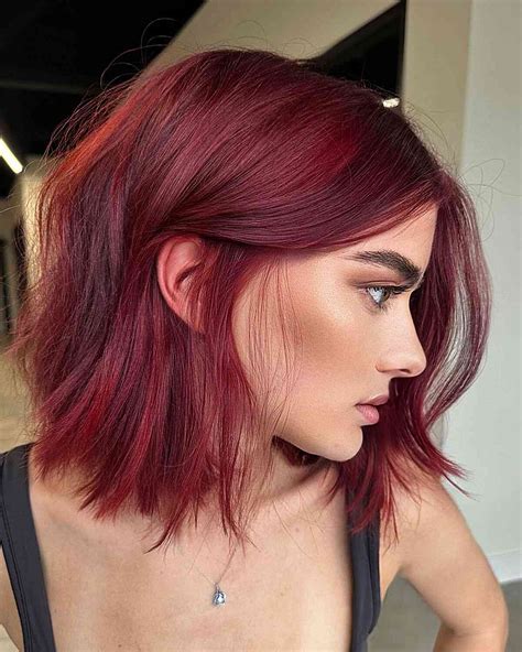 12 Stylish Red Bobs to Try for the New Season Pretty Designs