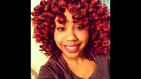 Red Crochet Braids