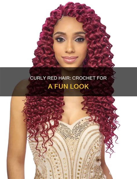 Red Crochet Curly Hair