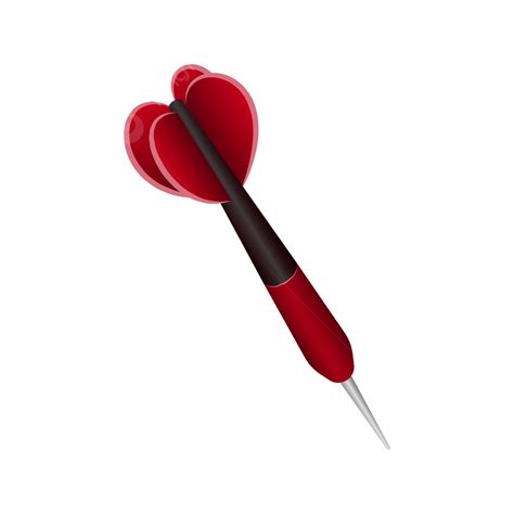 Red Dart 3D PNG