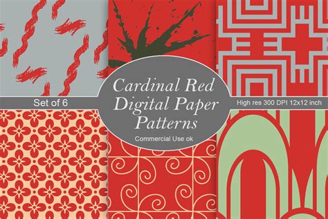 Download Red Digital Paper DXF Files