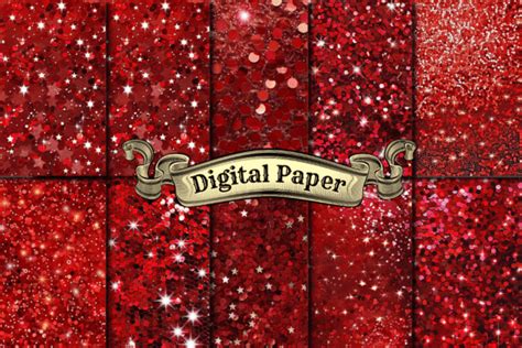 Download Red Digital Paper For Cricut