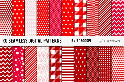 Download Red Digital Paper For Silhouette