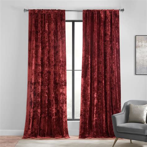 Red Drapes Living Room