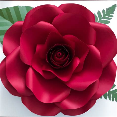 Download Red Giant Paper Flower Composition Cameo