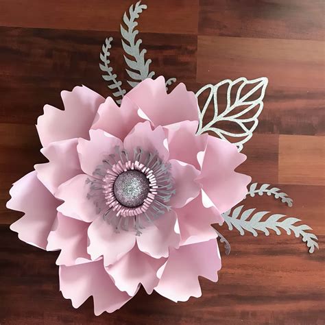Download Red Giant Paper Flower Composition Files DXF Files