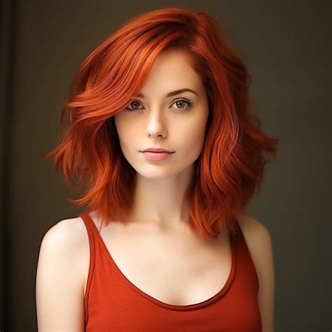 Red Hair Style Short