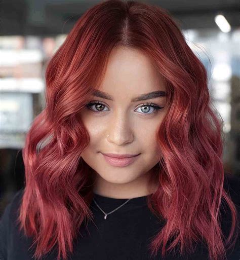 Red Hairstyles For Summer