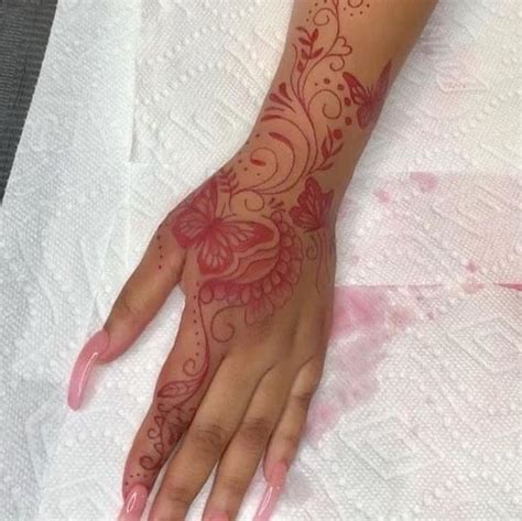 Red Hand Tattoo