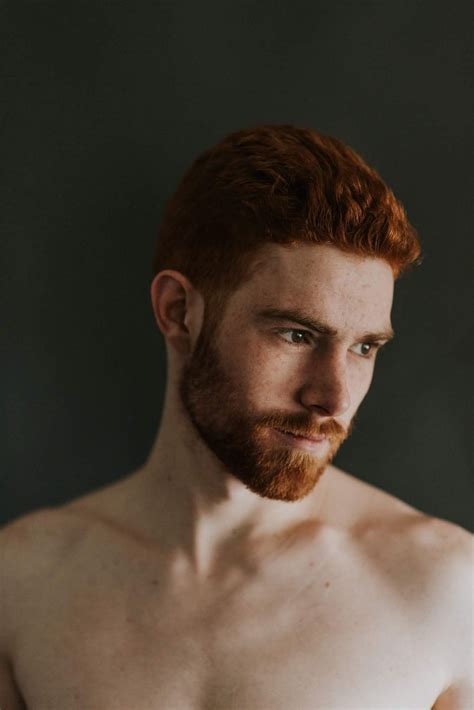 Red Headed Male Model With Beard