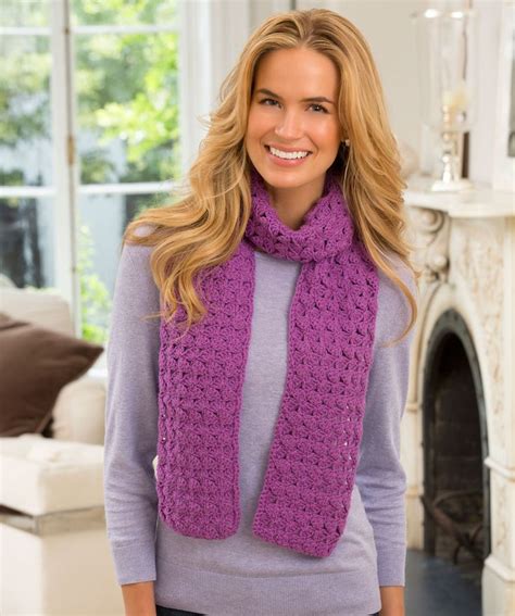 Red Heart Free Crochet Scarf Patterns