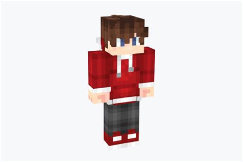 Unleash Your Style with the Red Hoodie Skin Minecraft