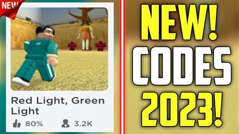 Red Light Green Light Codes Roblox - June 2023 -