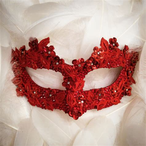 Red Masquerade Mask