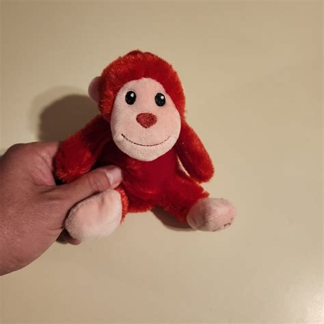 Fall in Love with a Red Monkey Stuffed Animal - Perfect Companion for Your Child's Playtime