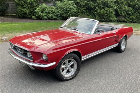 Red Mustang Convertible 1967