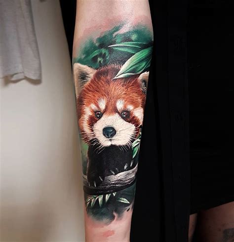 Thought you guys might enjoy my new red panda tattoo